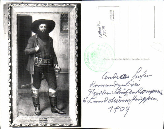 557329,Tiroler Freiheitskampf Andreas Hofer Portrait