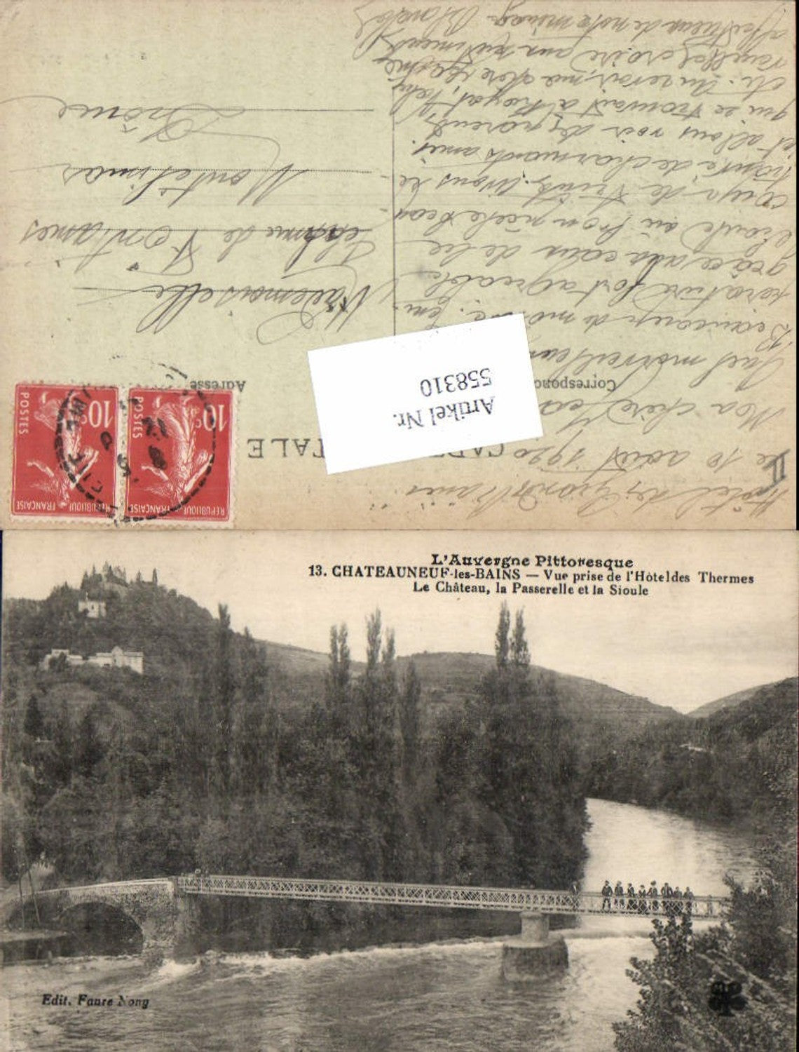 558310,Puy de Dome Chateauneuf-les-Bains