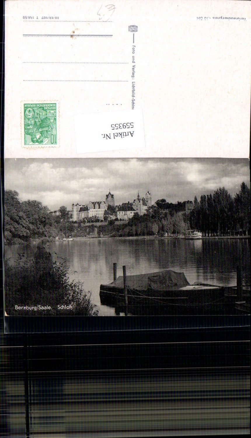 559355, Bernburg Saale Castle Boat Ship