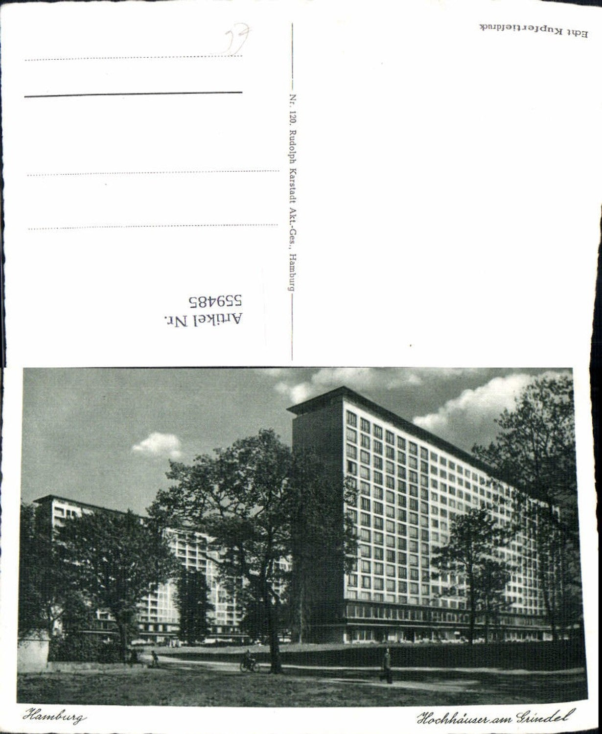 559485,Hamburg Hochhäuser a. Grindel