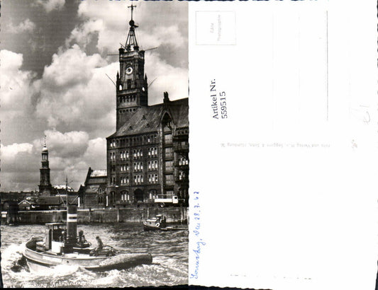 559515, Photo Ak Hamburg Kehrwiederpartie Ship