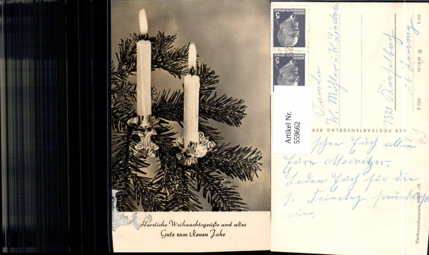 559662, Christmas candles fir branch pub VEB