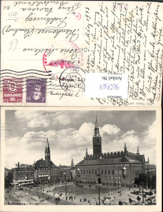 560564,Denmark Kobenhavn Copenhagen Raadhuset Town Hall