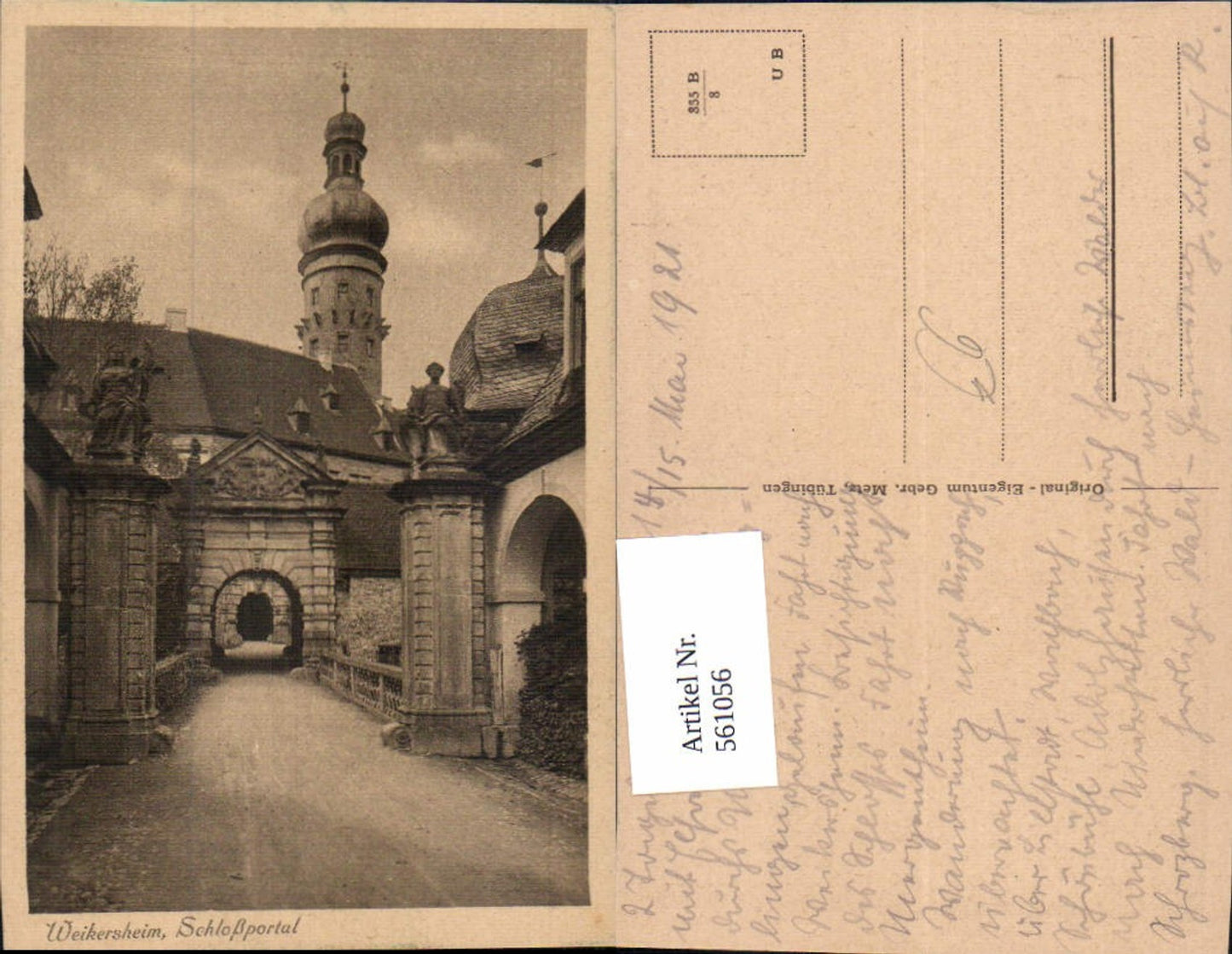 561056, Weikersheim Castle portal