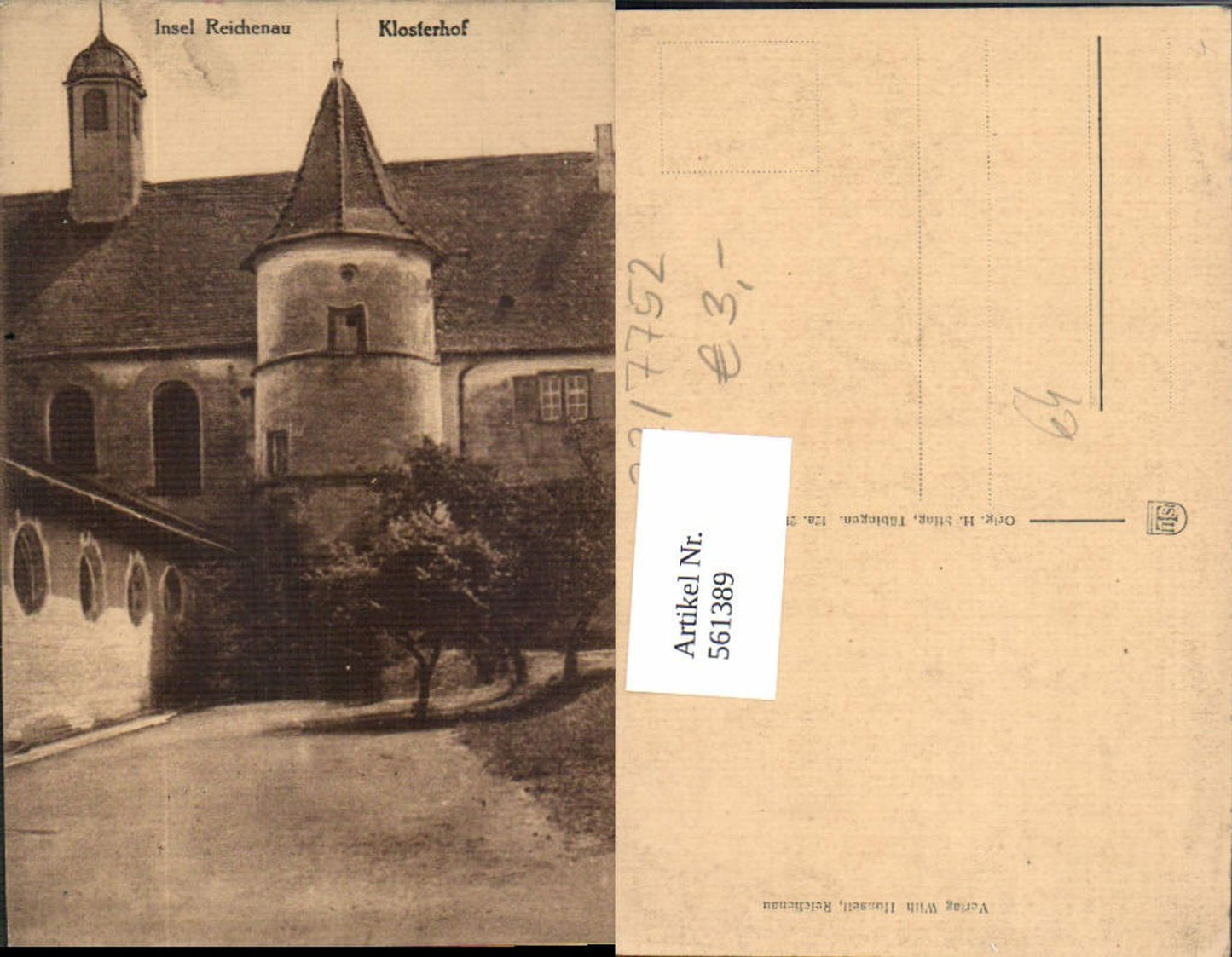 561389, Reichenau Klosterhof Island, Lake Constance