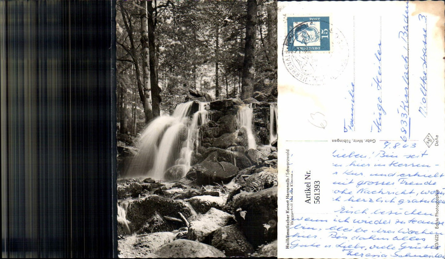 561393, Bad Herrenalb Black Forest Waterfall bd Klause