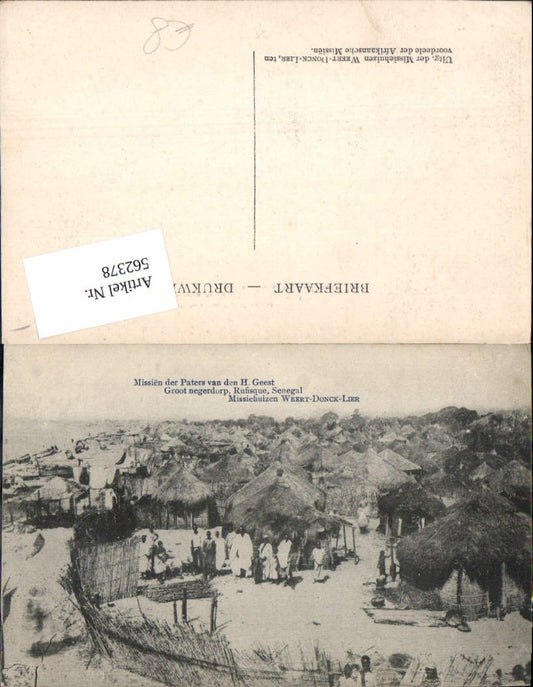 562378,Africa Senegal RUFISQUE Missionization Weert Donck Lier Dakar