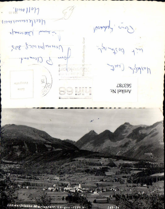 563787,Photo Ak Mariapfarr Lungau Total
