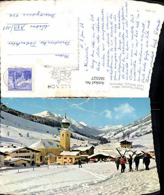 565527,Saalbach-Hinterglemm Saalbach Kirche Wintersport