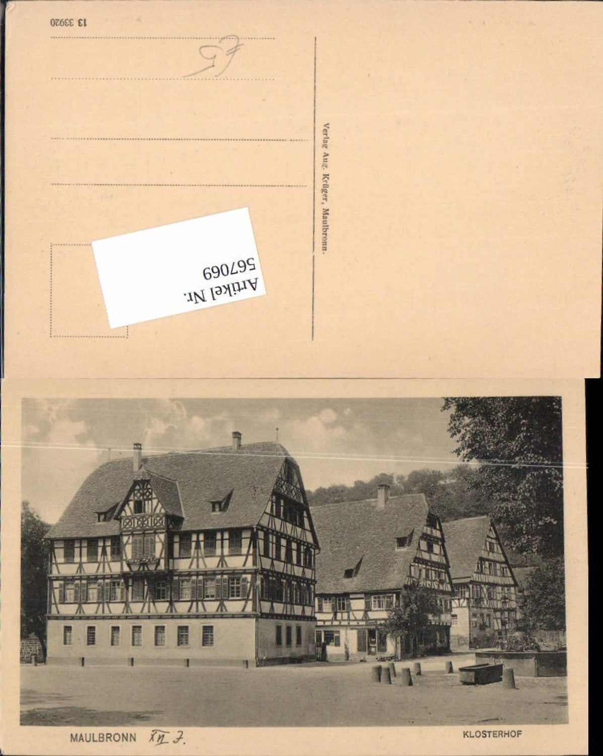 567069, Maulbronn Klosterhof Kloster LK Enzkreis