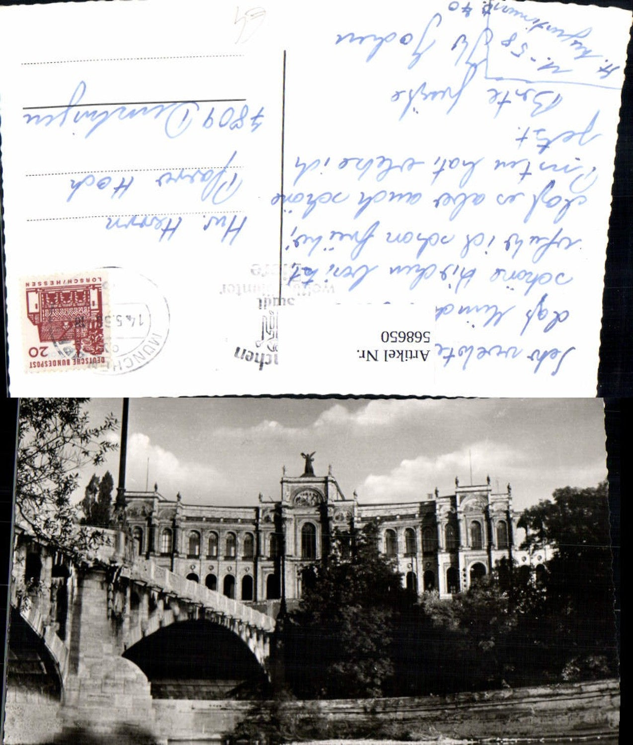 568650, Munich Maximilianeum Bridge