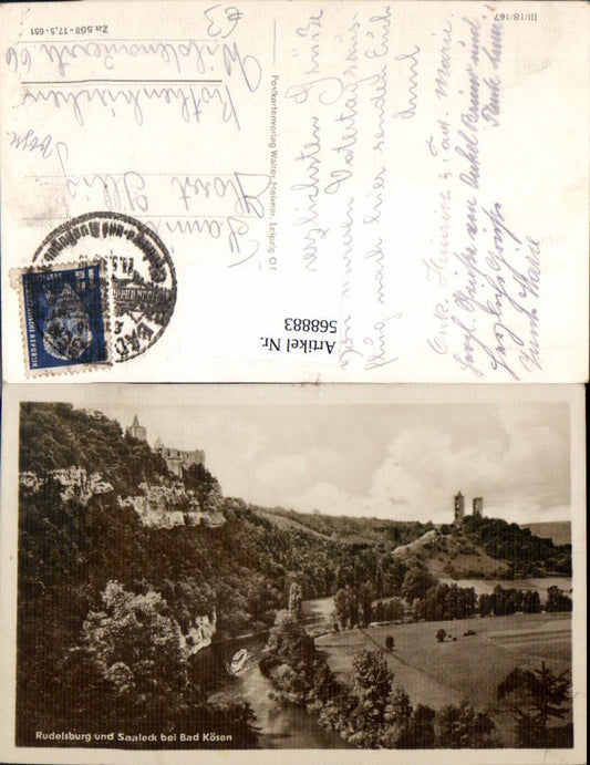 568883, Bad Kösen Rudelsburg and Saaleck Castle