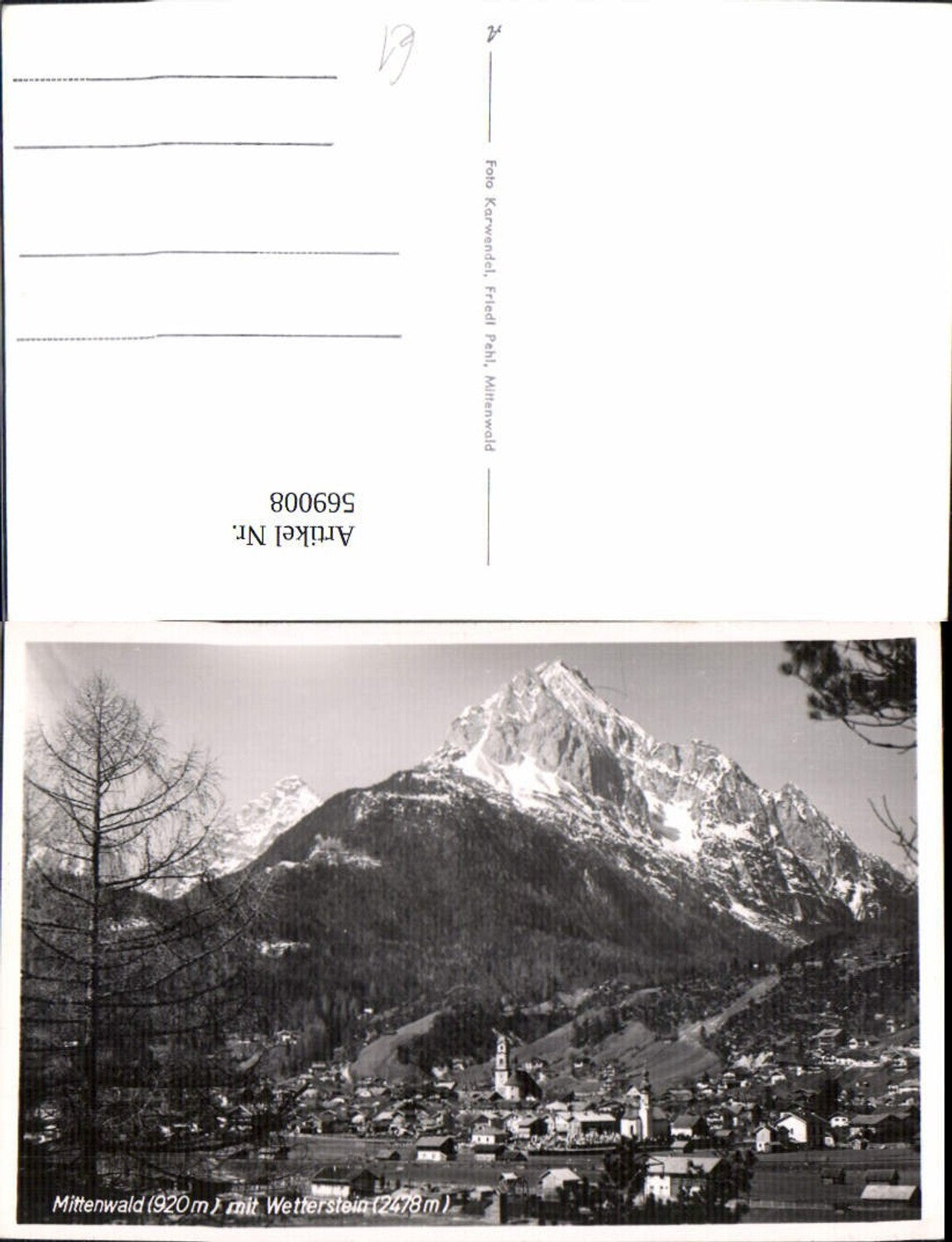 569008, Mittenwald m. Wetterstein