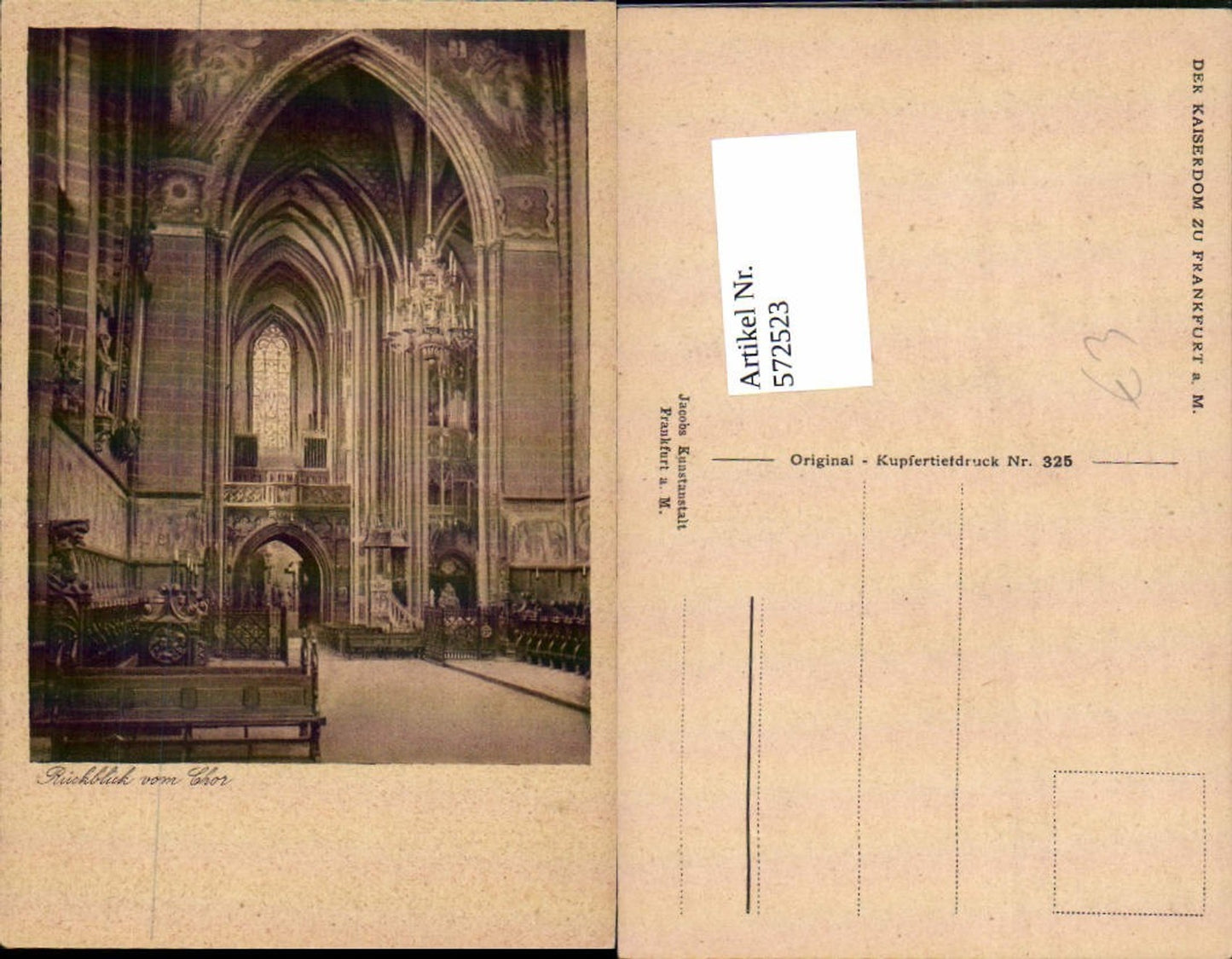 572523, Frankfurt Cathedral, view towards the choir 