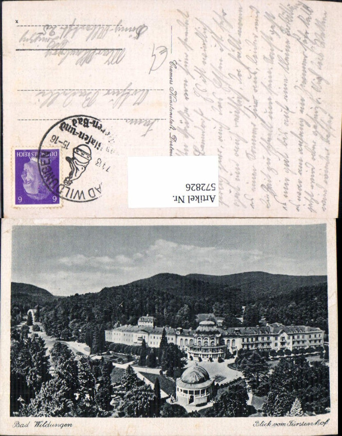 572826, Bad Wildungen View from Fürstenhof 
