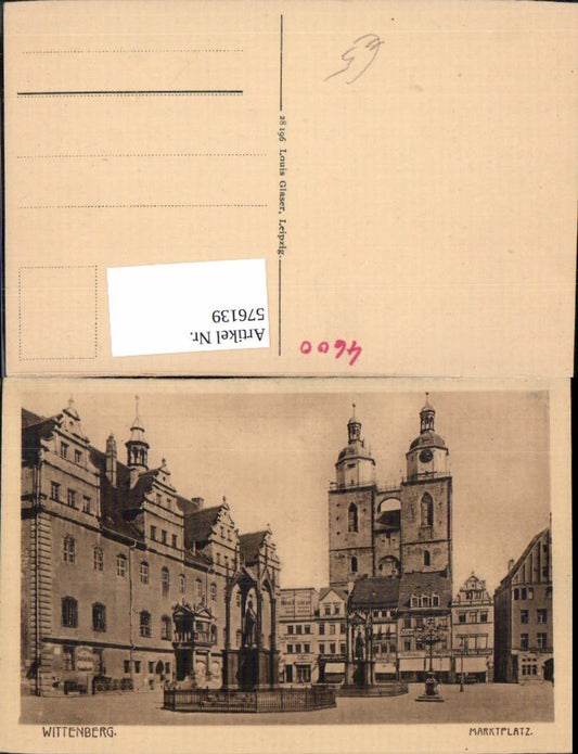 576139, Lutherstadt Wittenberg Market Square Statue