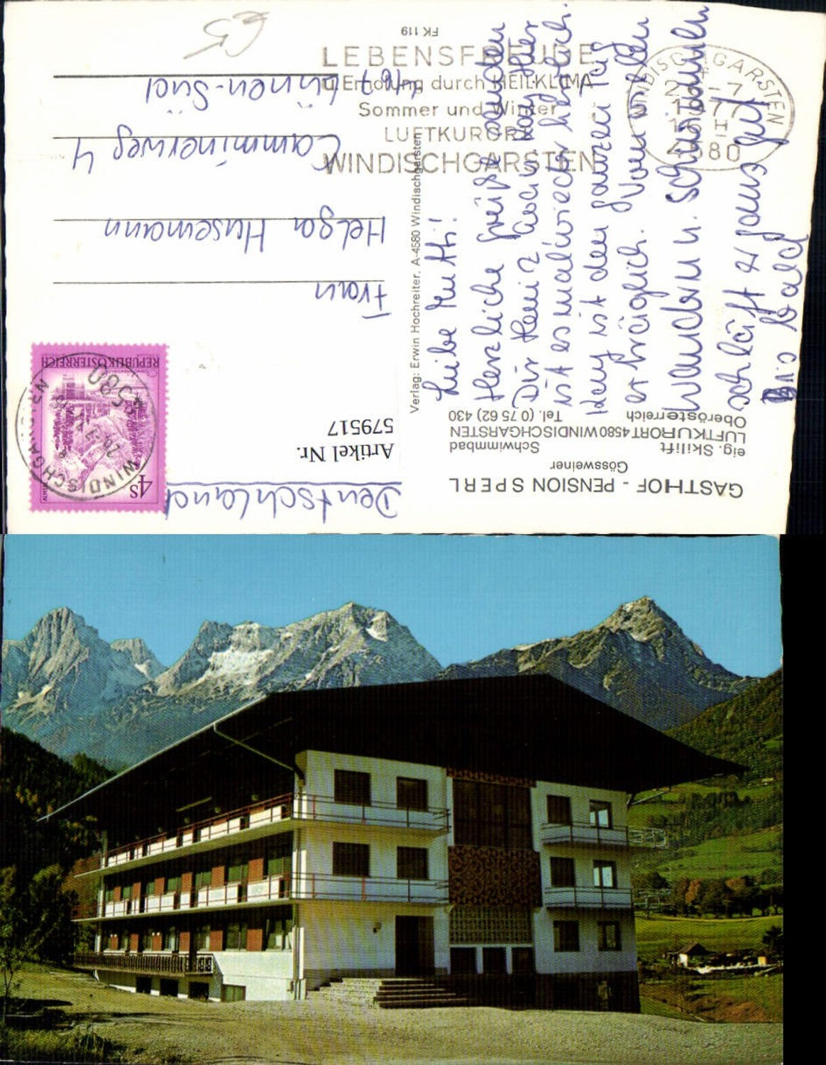 579517, Windischgarsten Gasthof Pension Sperl