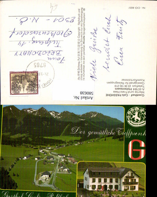 Alte Ansichtskarte – Old Postcard