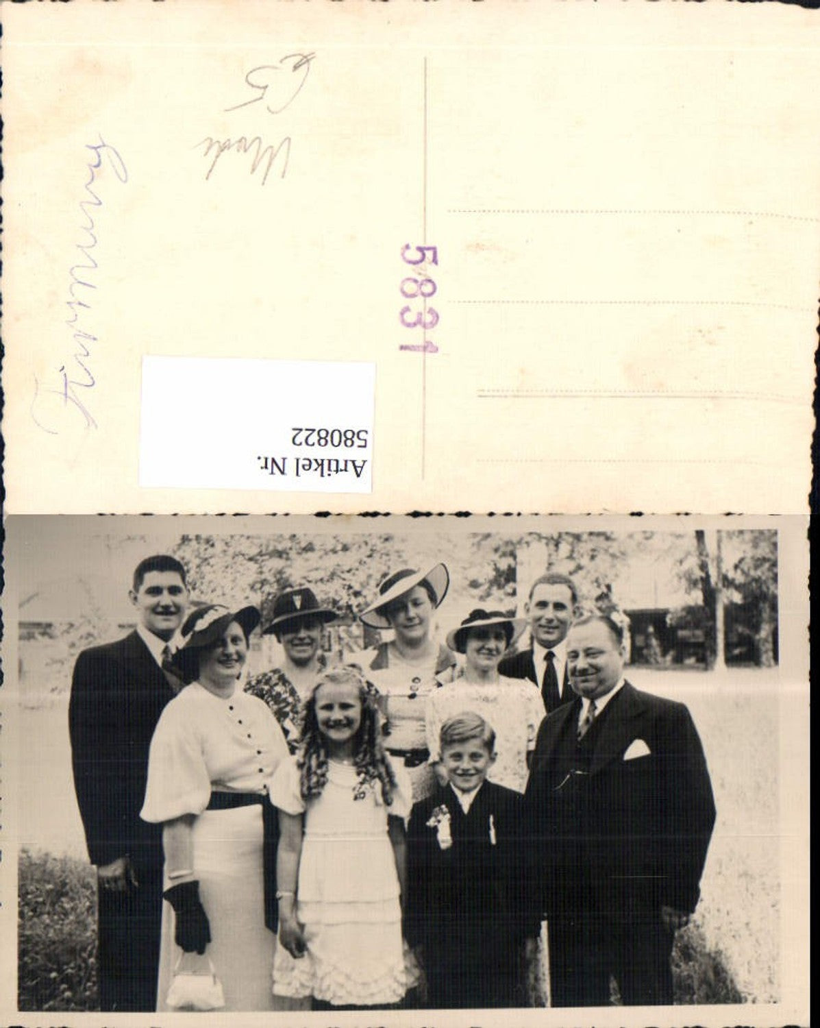 580822, Photo Ak Group picture Family Fashion Hat Gloves Confirmation