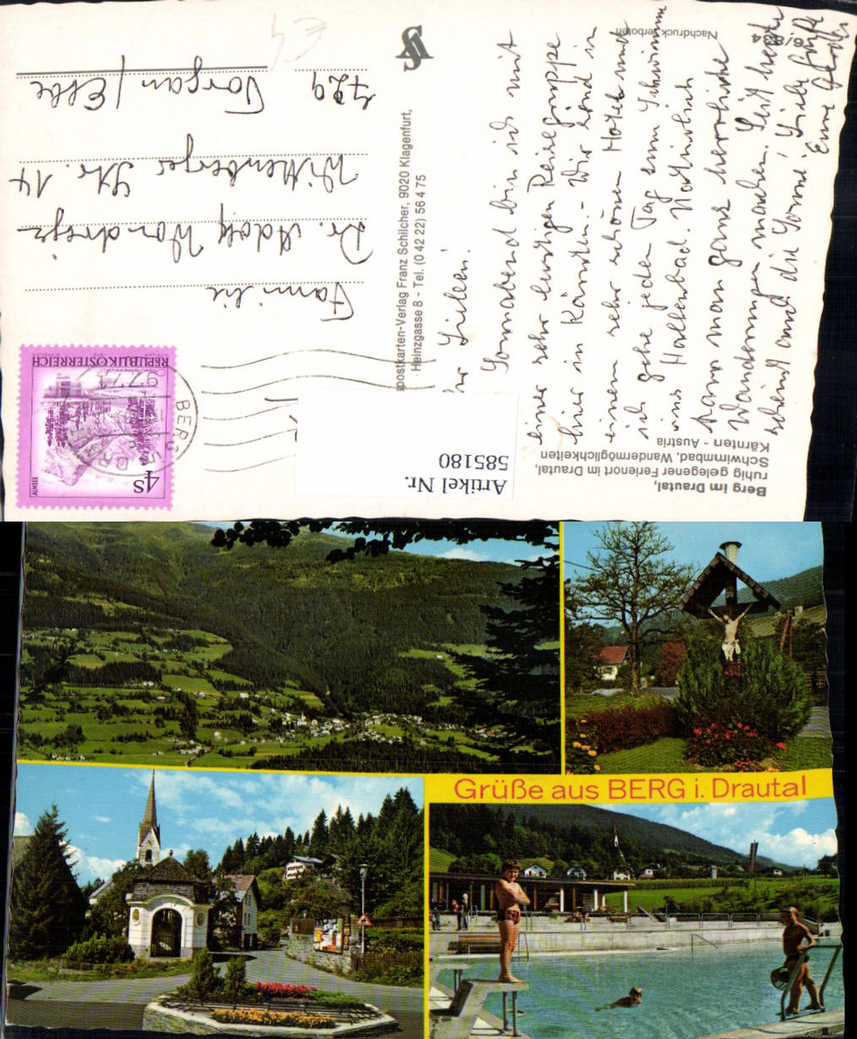 585180,Multi-image Ak Berg i. Drautal Swimming pool Church