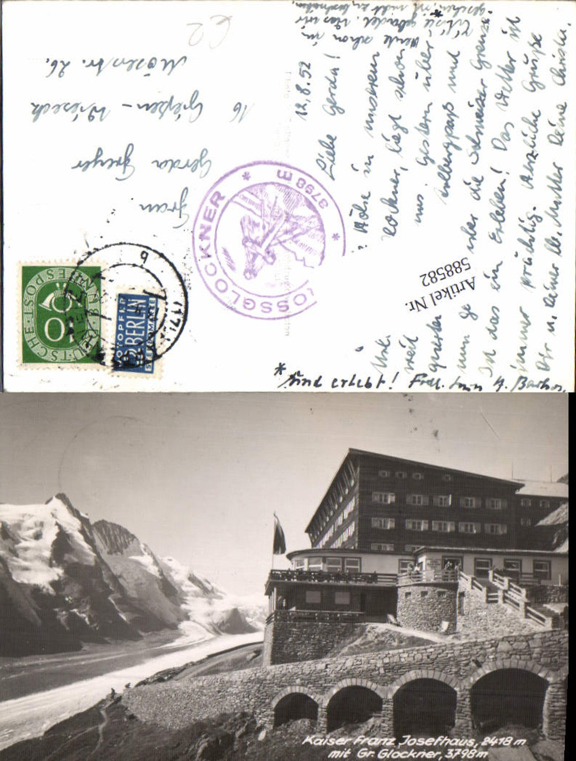 588582, Kaiser Franz Josef House Grossglockner Heiligenblut