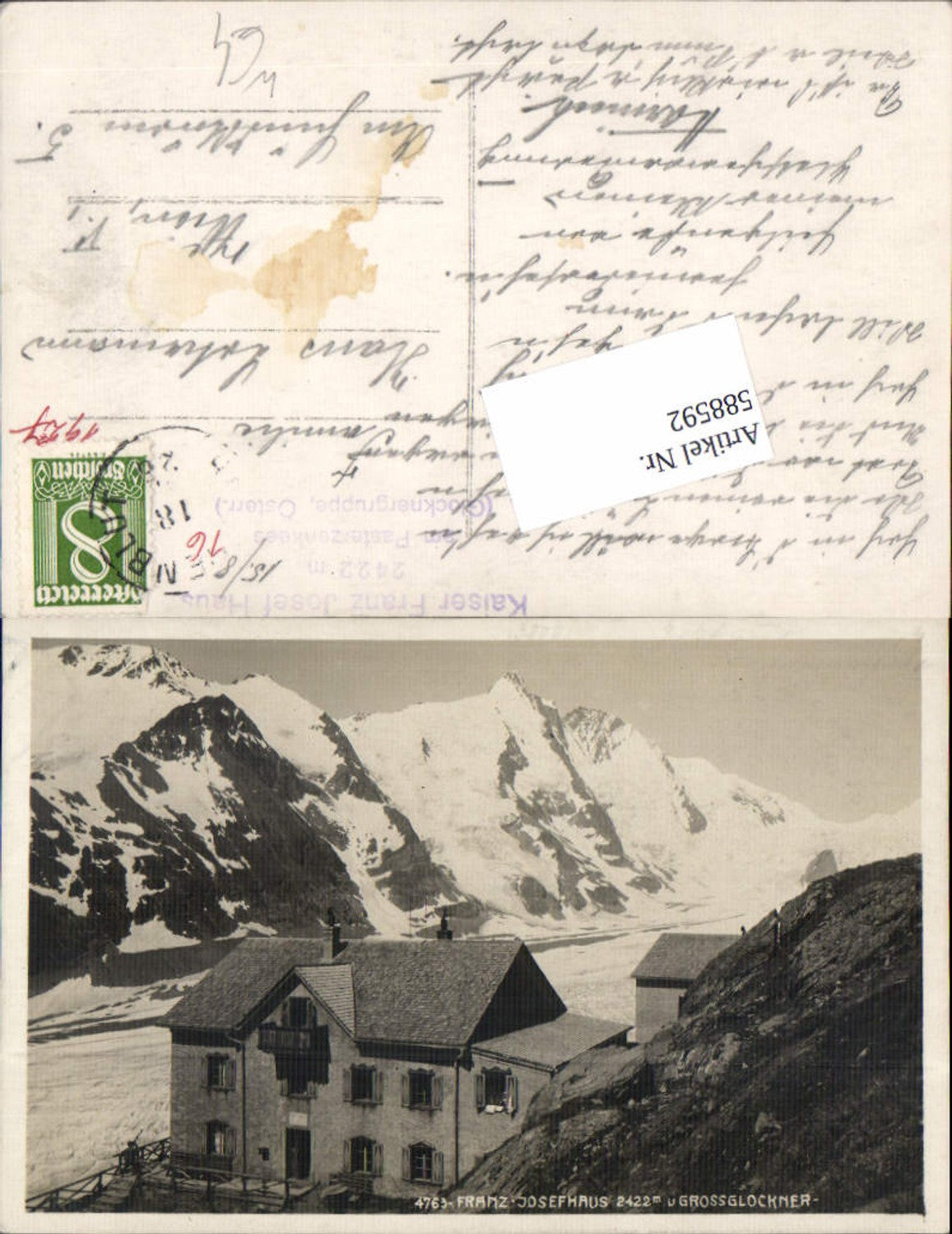 588592, Kaiser Franz Josef House Grossglockner Heiligenblut