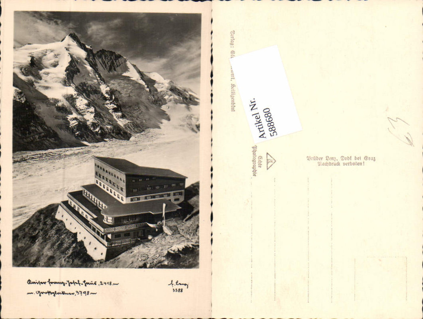 588680, Grossglockner Heiligenblut Kaiser Franz Josefshöhe