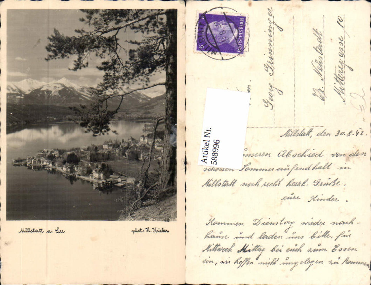 588996, Millstatt am See Millstättersee