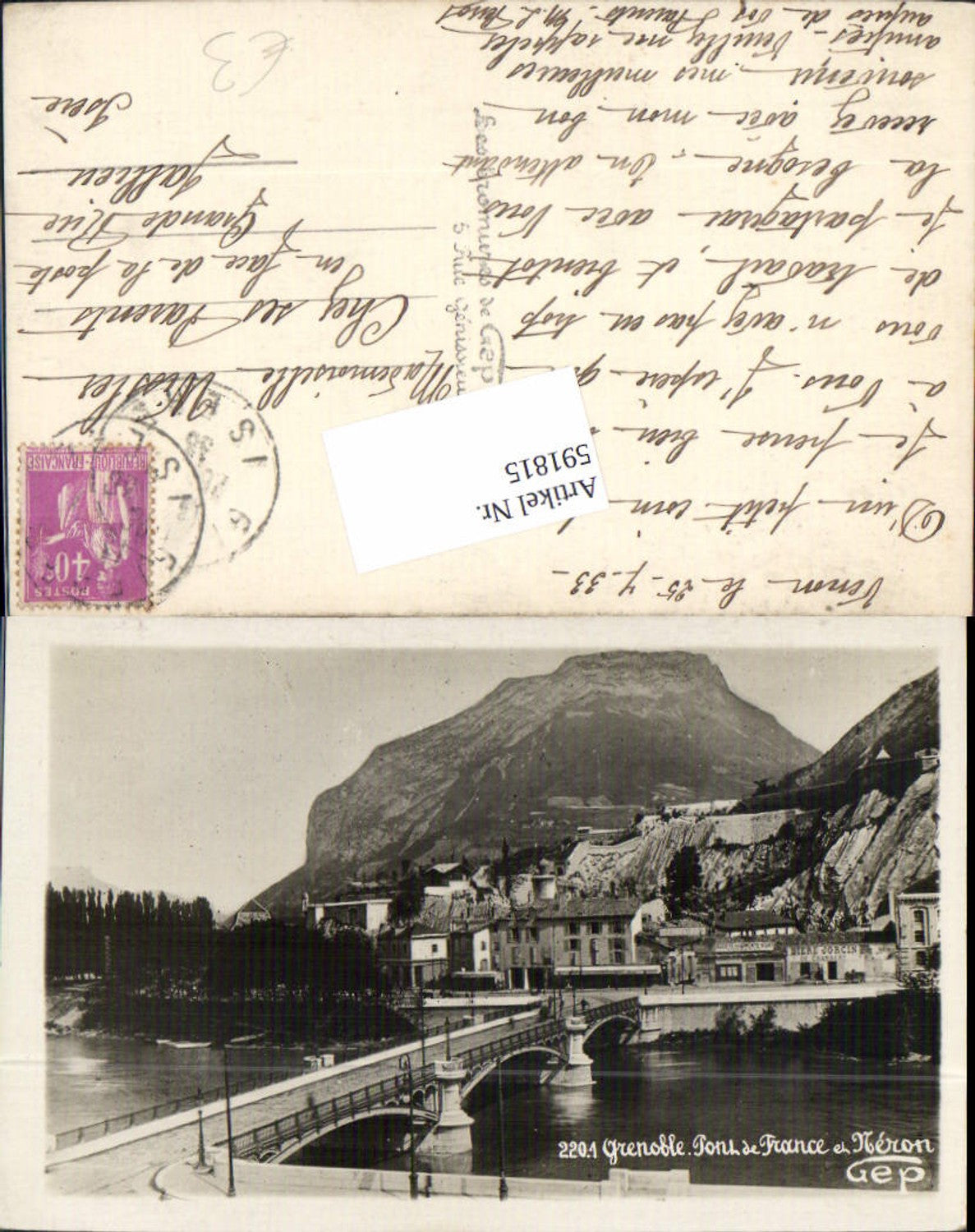 Alte Ansichtskarte – Old Postcard