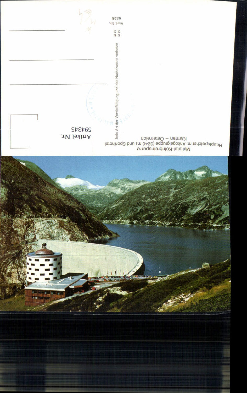 594345, Malta Maltatal Maltakraftwerke Kölnbreinsperre Dam
