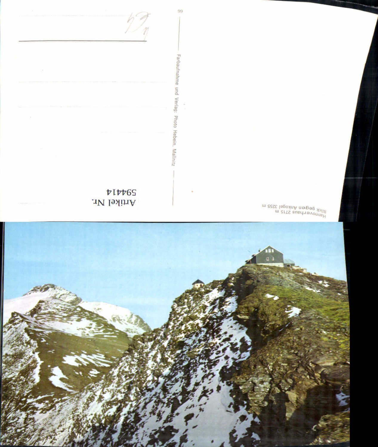 594414, Mallnitz Hannoverhaus View towards Ankogel