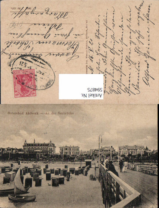 594875,Ostseebad Ahlbeck Heringsdorf An der Seebrücke Strand Strandleben