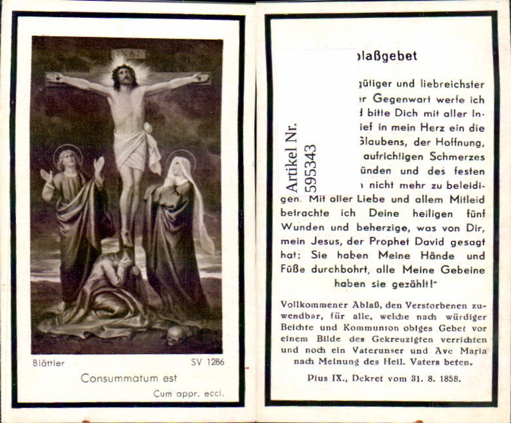 Alte Ansichtskarte – Old Postcard