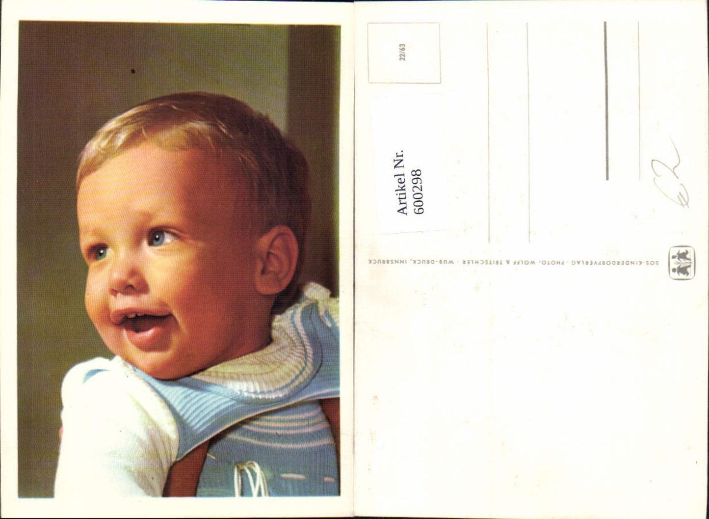 600298, Child Boy Portrait pub SOS Children's Village 22/63