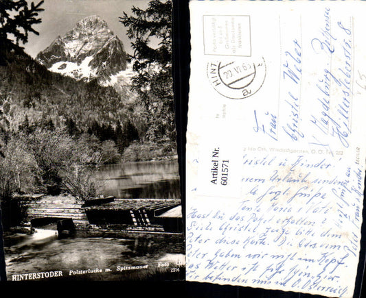 601571,Foto Ak Hinterstoder Polsterlucke m. Spitzmauer pub Foto Oth 2314