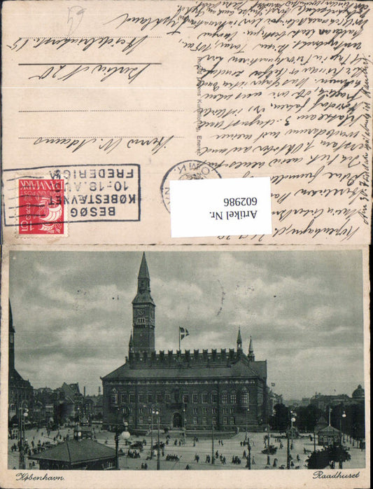 602986,Copenhavn Copenhagen Raadhuset Town Hall Denmark