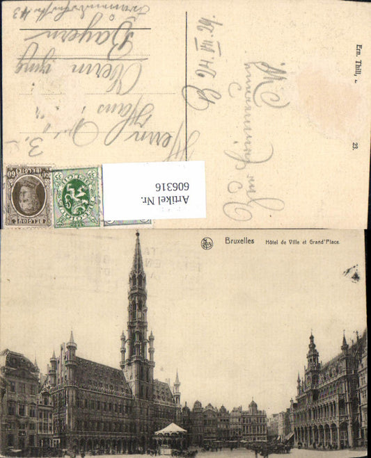 606316,Brussels Bruxelles Hotel de Ville et Grand Place