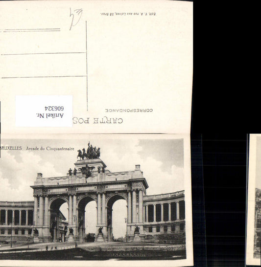 606324,Brussels Bruxelles Arcade du Cinquantenaire
