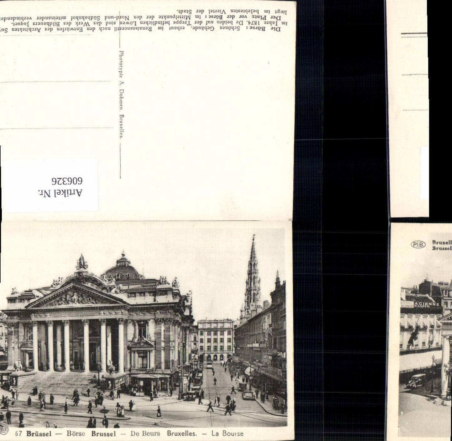 606326, Brussels Bruxelles Börse De Beurs La Bourse