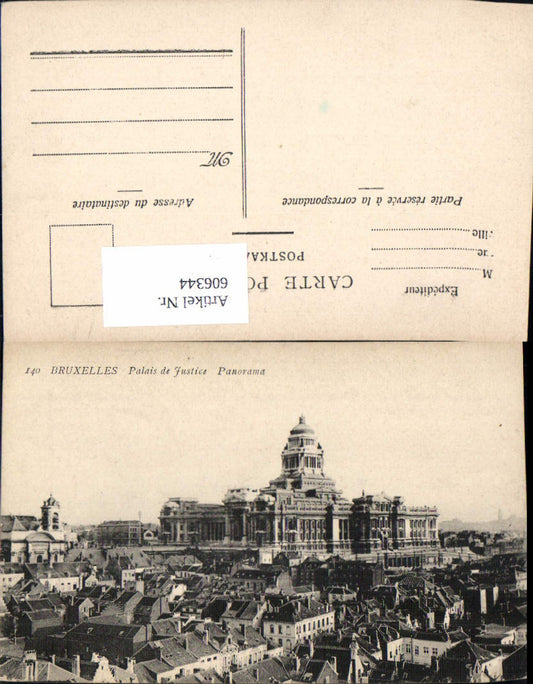 606344,Brussels Bruxelles Palais de Justice Panorama