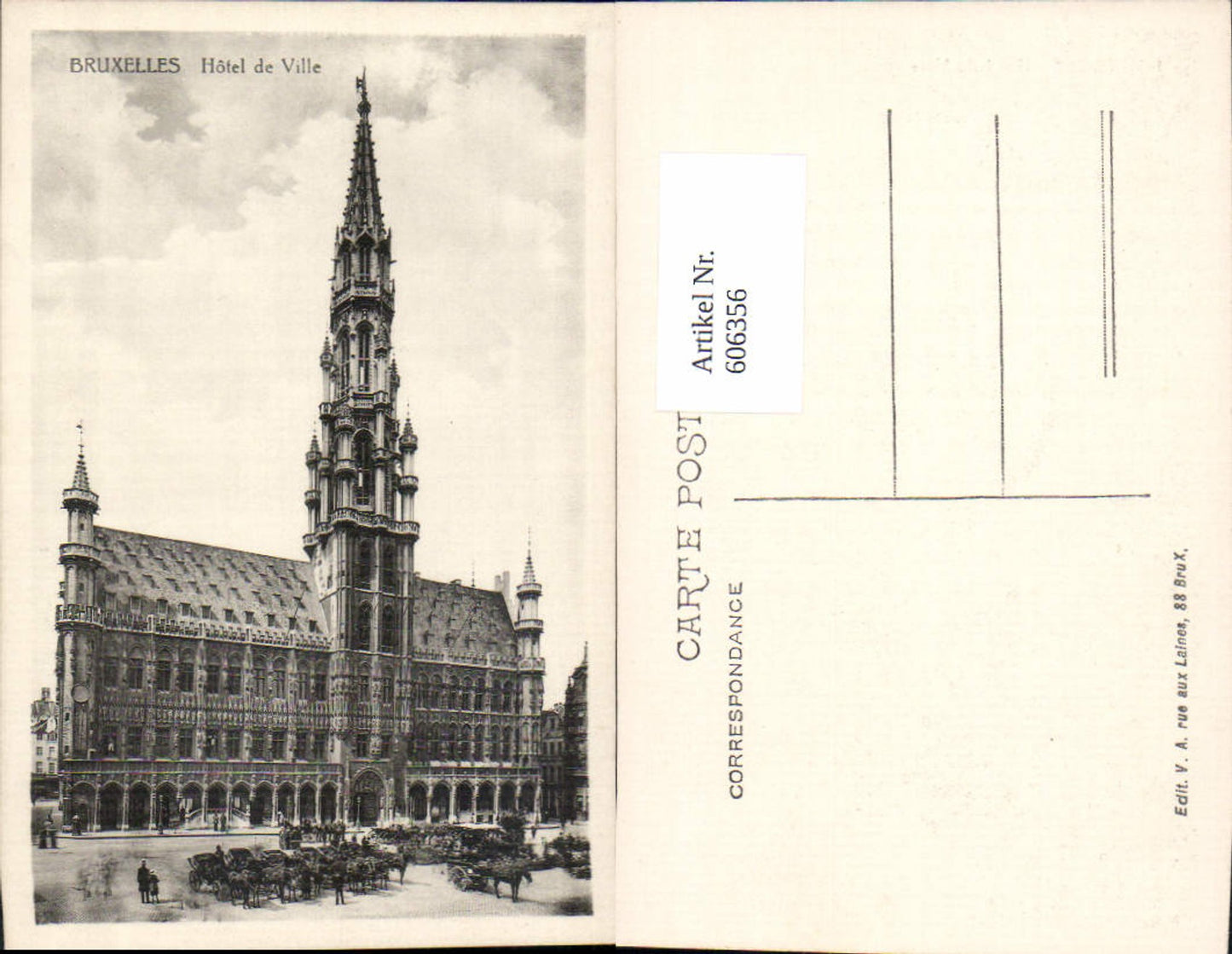 606356, Brussels Bruxelles Hotel de Ville