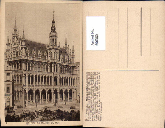 606360, Brussels Maison du Roi Royal House