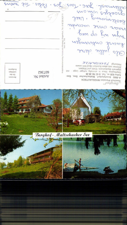 607362,Multi-image Ak Briefelsdorf Maltschacher See Berghof