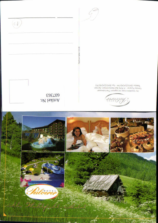 607363,Multi-image Ak Bad Kleinkirchheim Hotel Pulverer