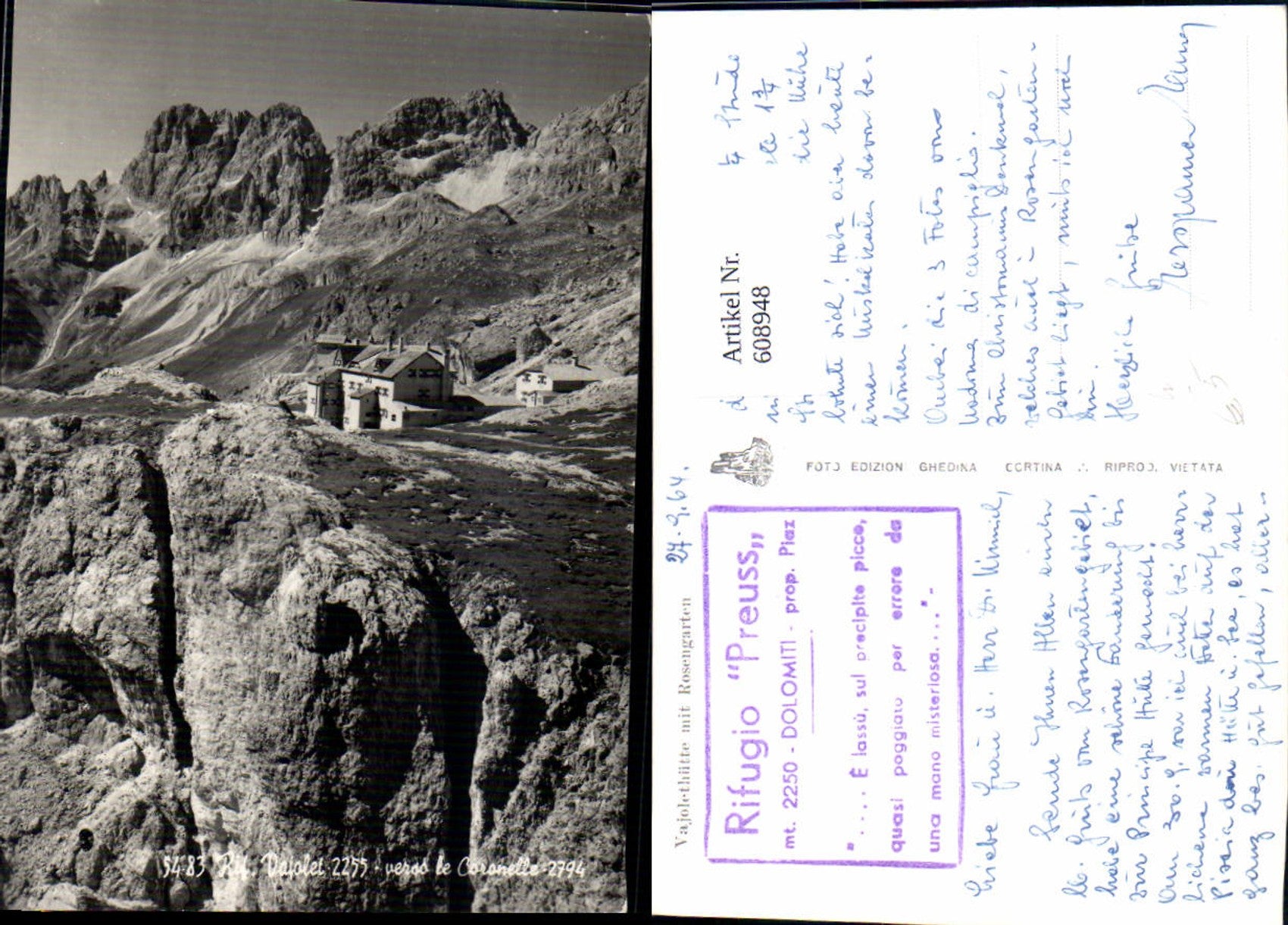 Alte Ansichtskarte – Old Postcard