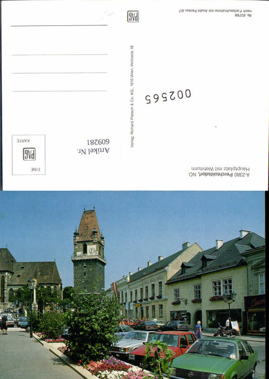 609281, Perchtoldsdorf near Vienna, Main Square, Opel Kadett Car