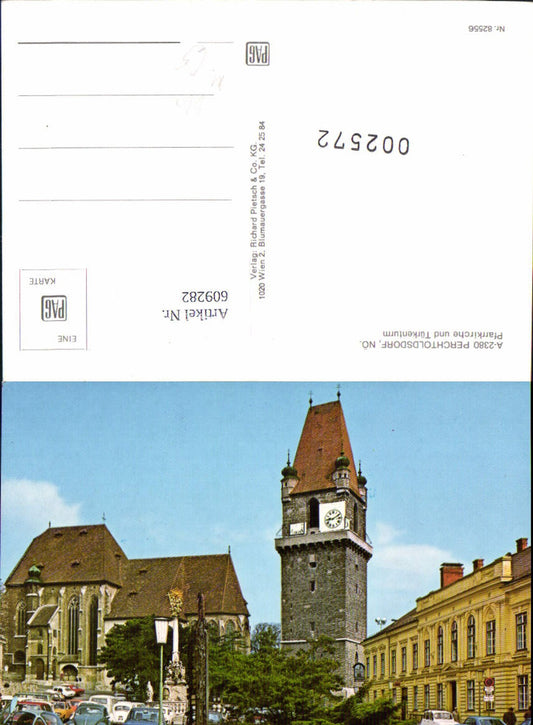 609282, Perchtoldsdorf near Vienna, Main Square, VW Beetle