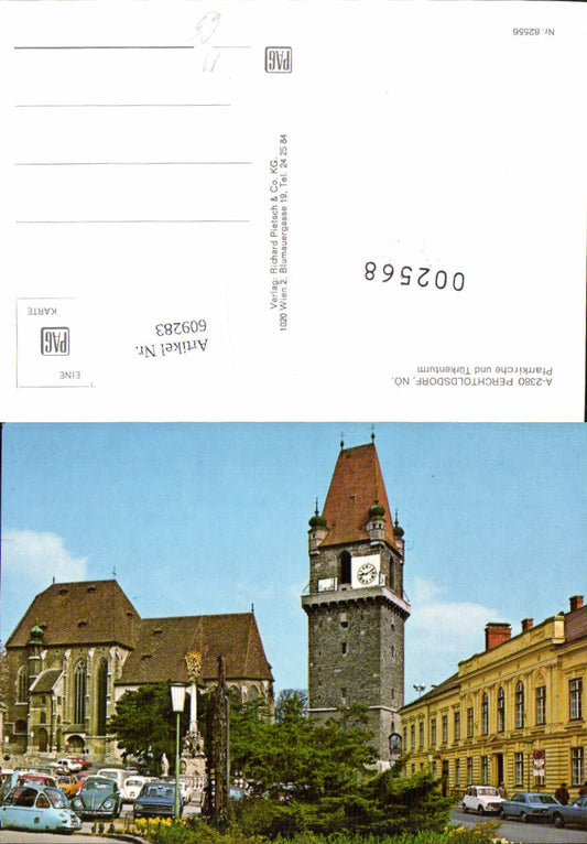 609283, Perchtoldsdorf near Vienna, Main Square, VW Beetle