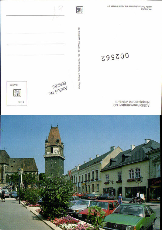 609285, Perchtoldsdorf near Vienna, Main Square, Car Opel Kadett