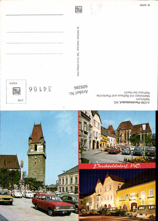 609286, Perchtoldsdorf near Vienna, Main Square, VW Beetle, Opel
